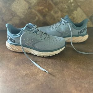 Hoka one. Worn once. Women’s 9.5. Ships fast.